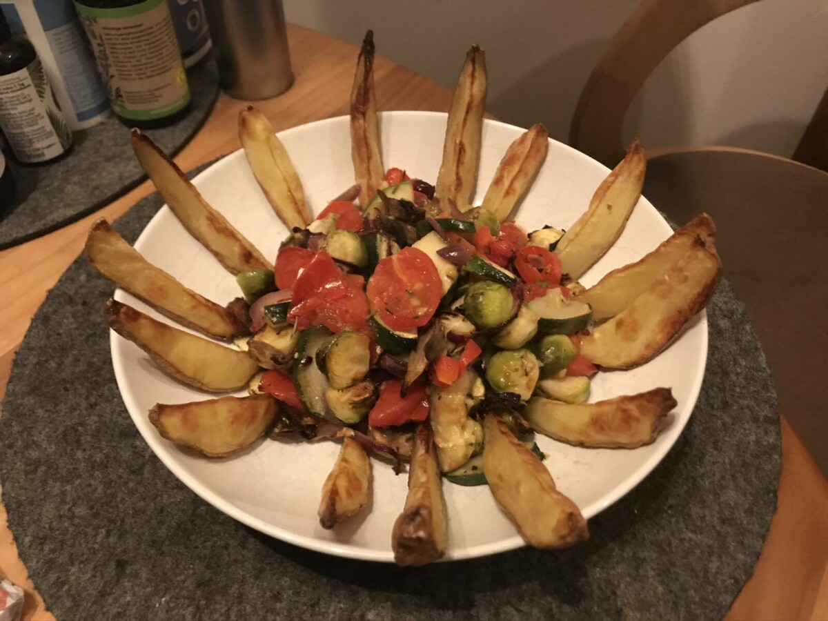 Grillgemüse mit Wedges – Veganarie